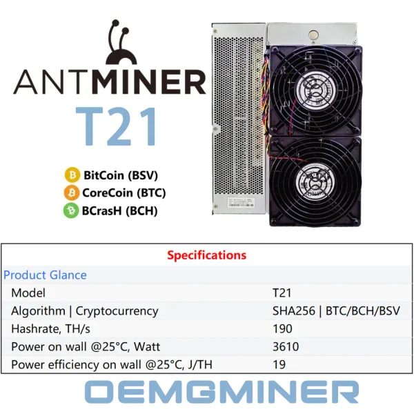 ANTminer T21 190T - Image 4