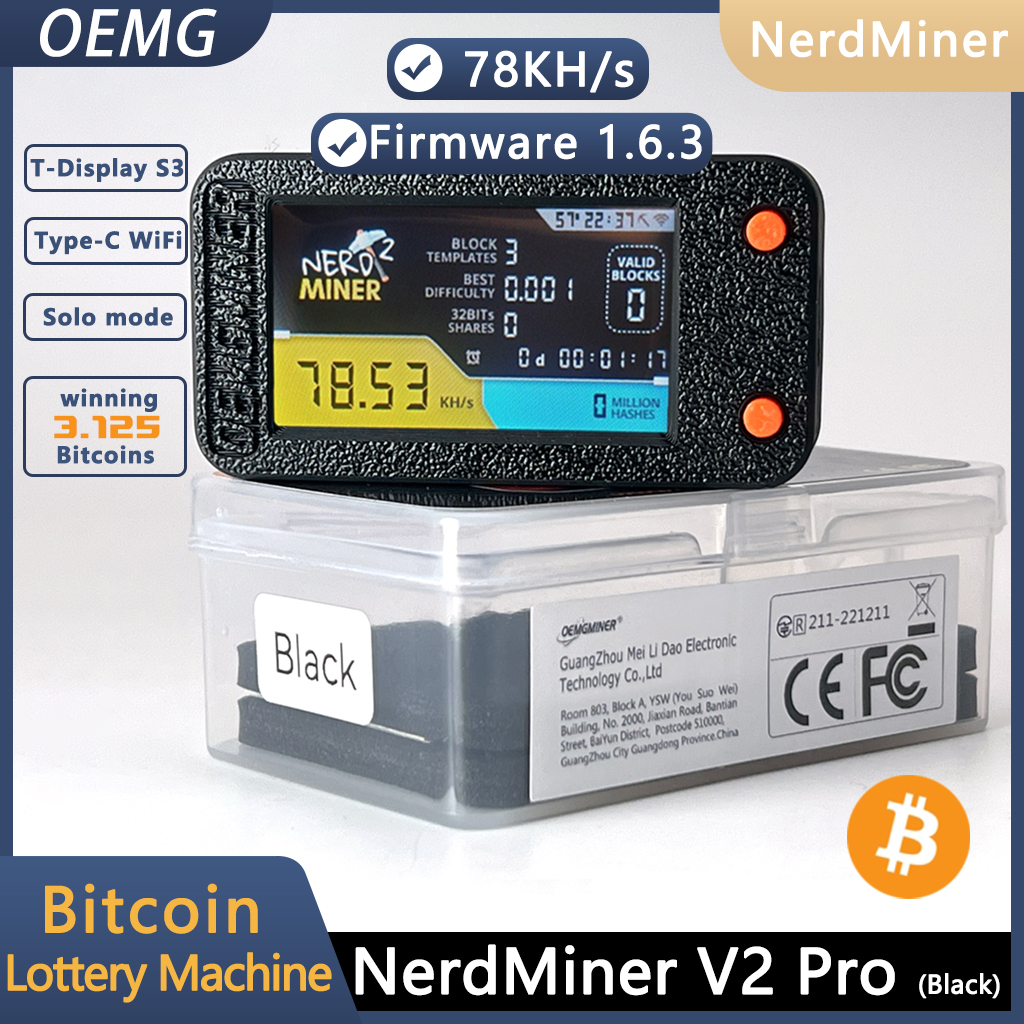 Nerdminer V2 Pro-Black